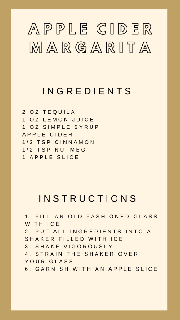 Apple Cider Margarita Instructions